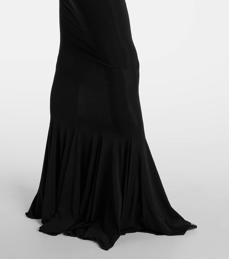 Jersey maxi skirt