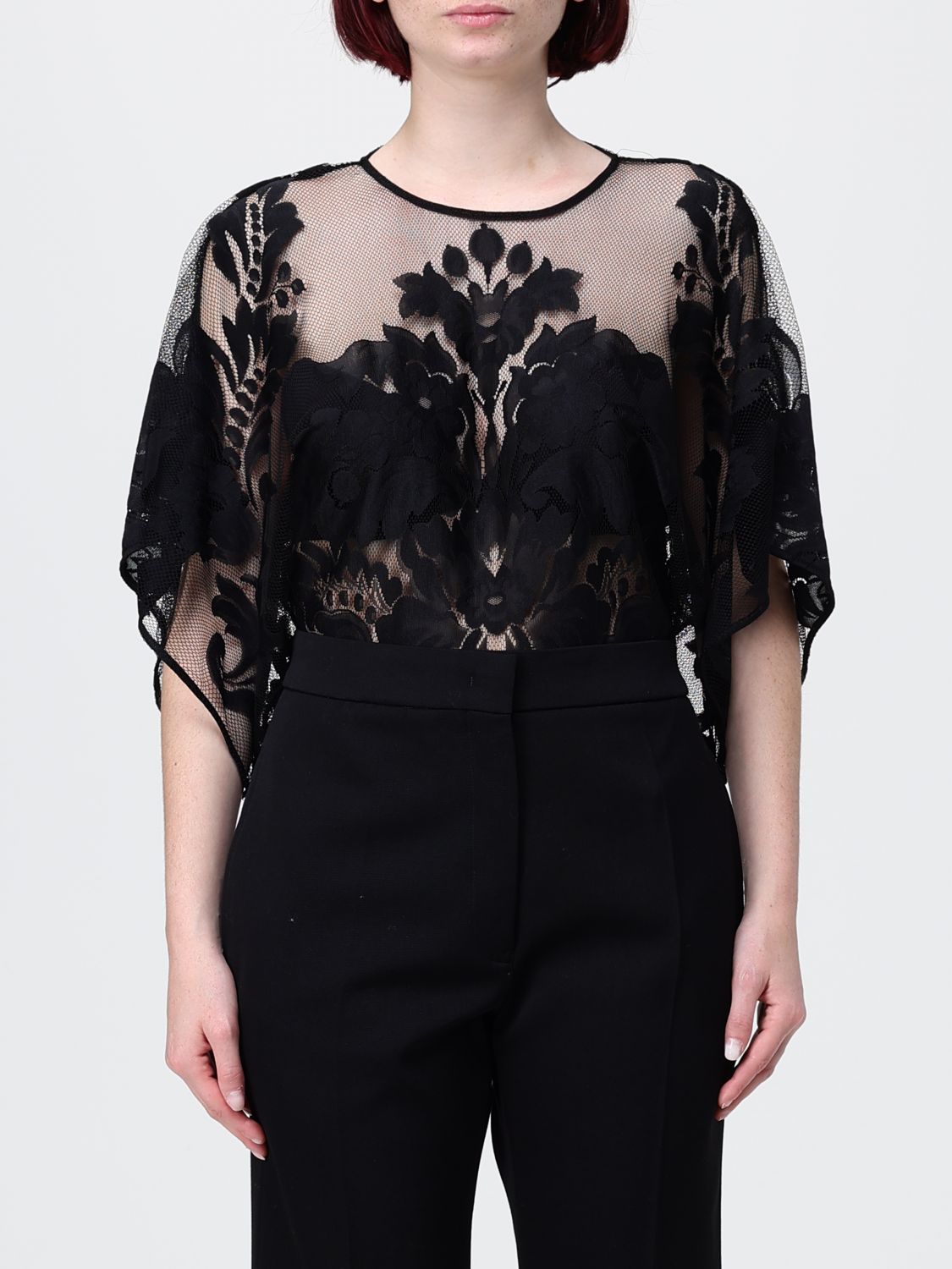 Top Woman color Black