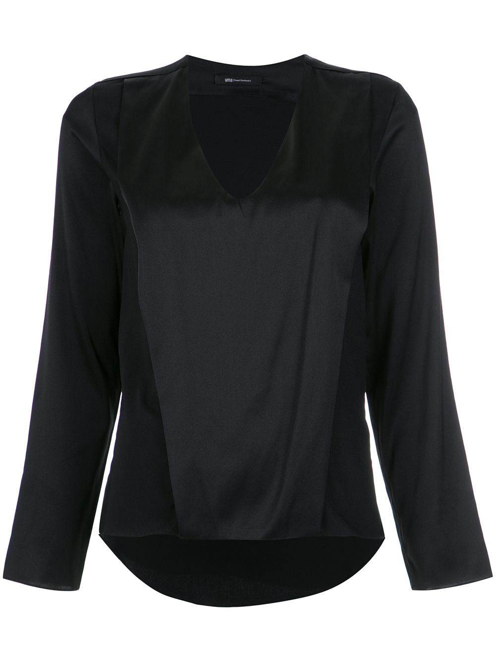 V-neck blouse - Black
