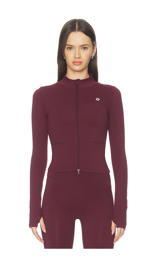 Astoria Full Zip Jacket in Burgundy. L. Also in M, S
