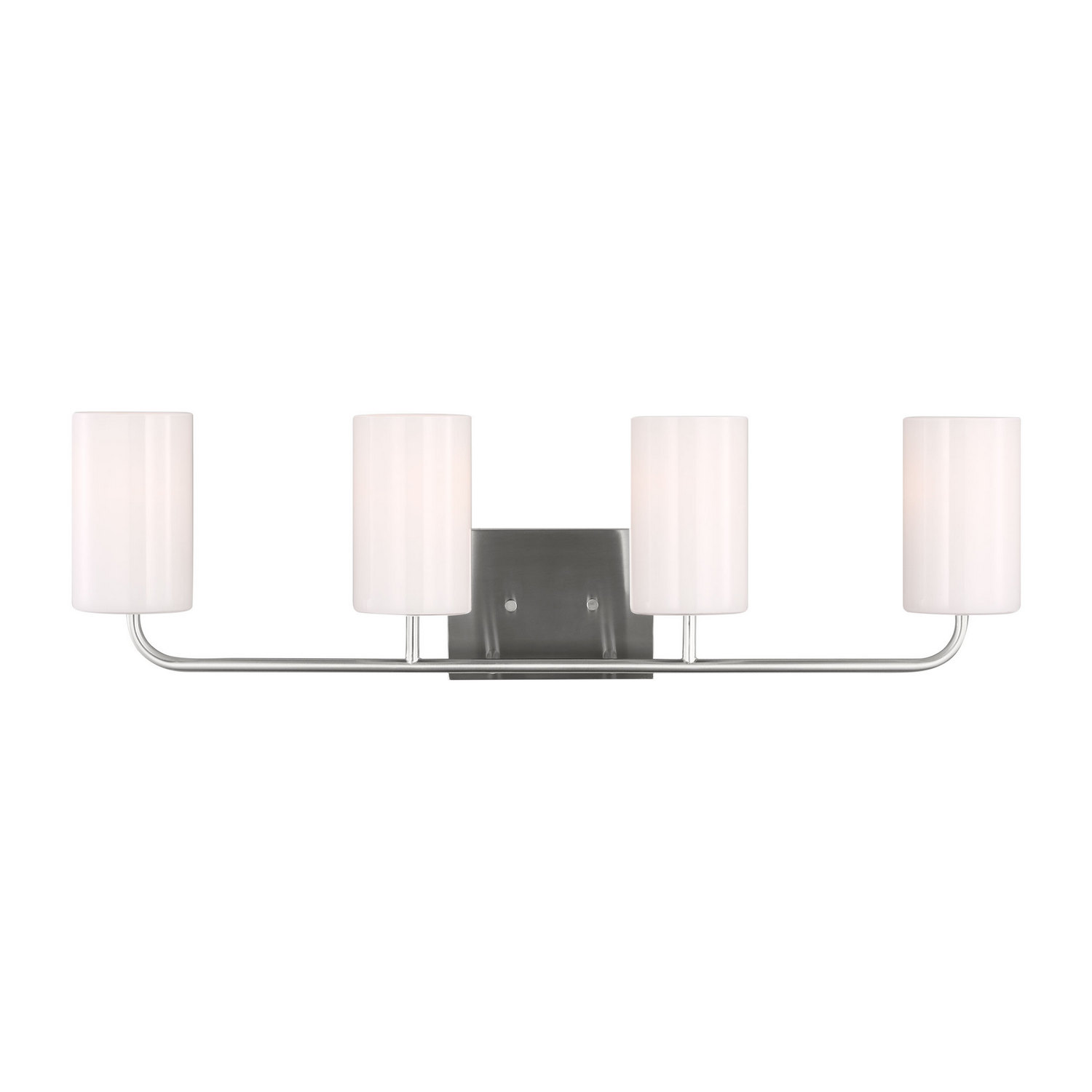Brushed Steel Bathroom Vanity Light from the Rhett Collection