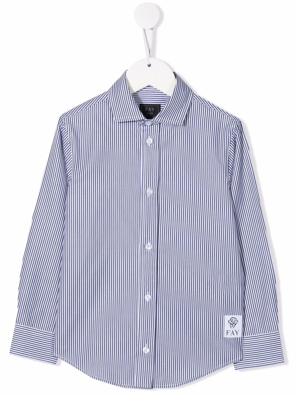 Stripe-print shirt - White