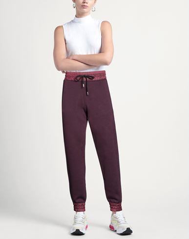 Woman Pants Burgundy Size S Viscose