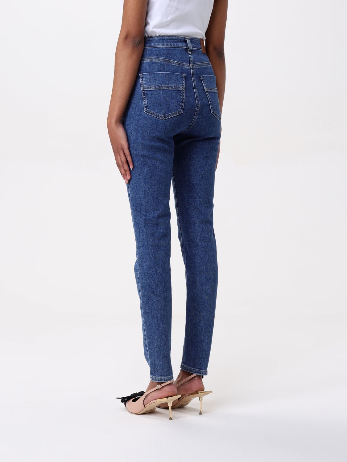 Jeans Woman color Gnawed Blue