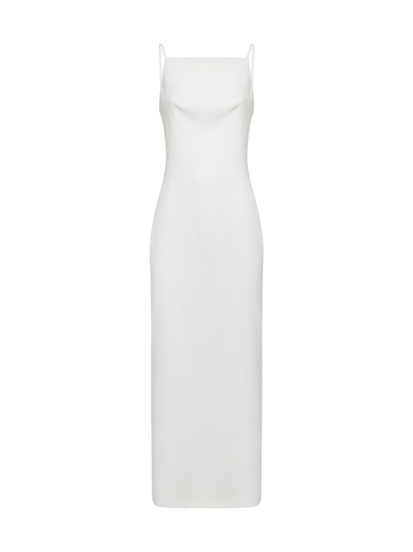 Crepe Cady Dress — White