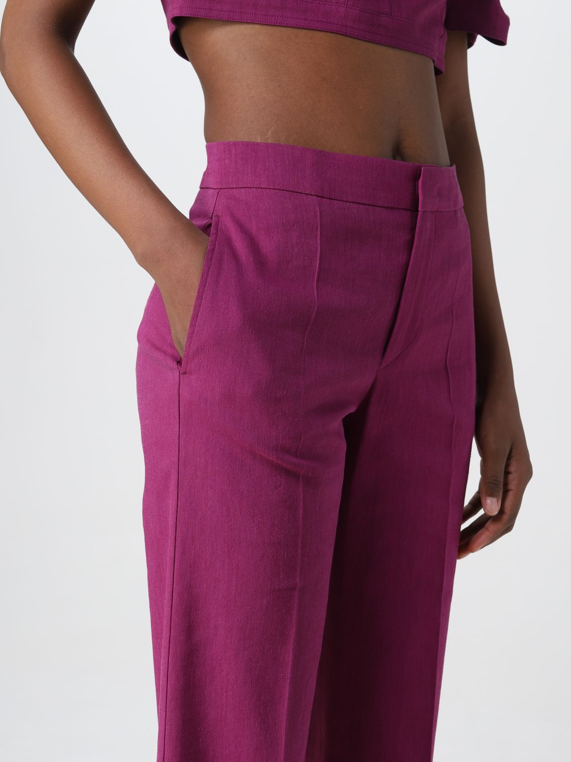 Pants Woman color Red