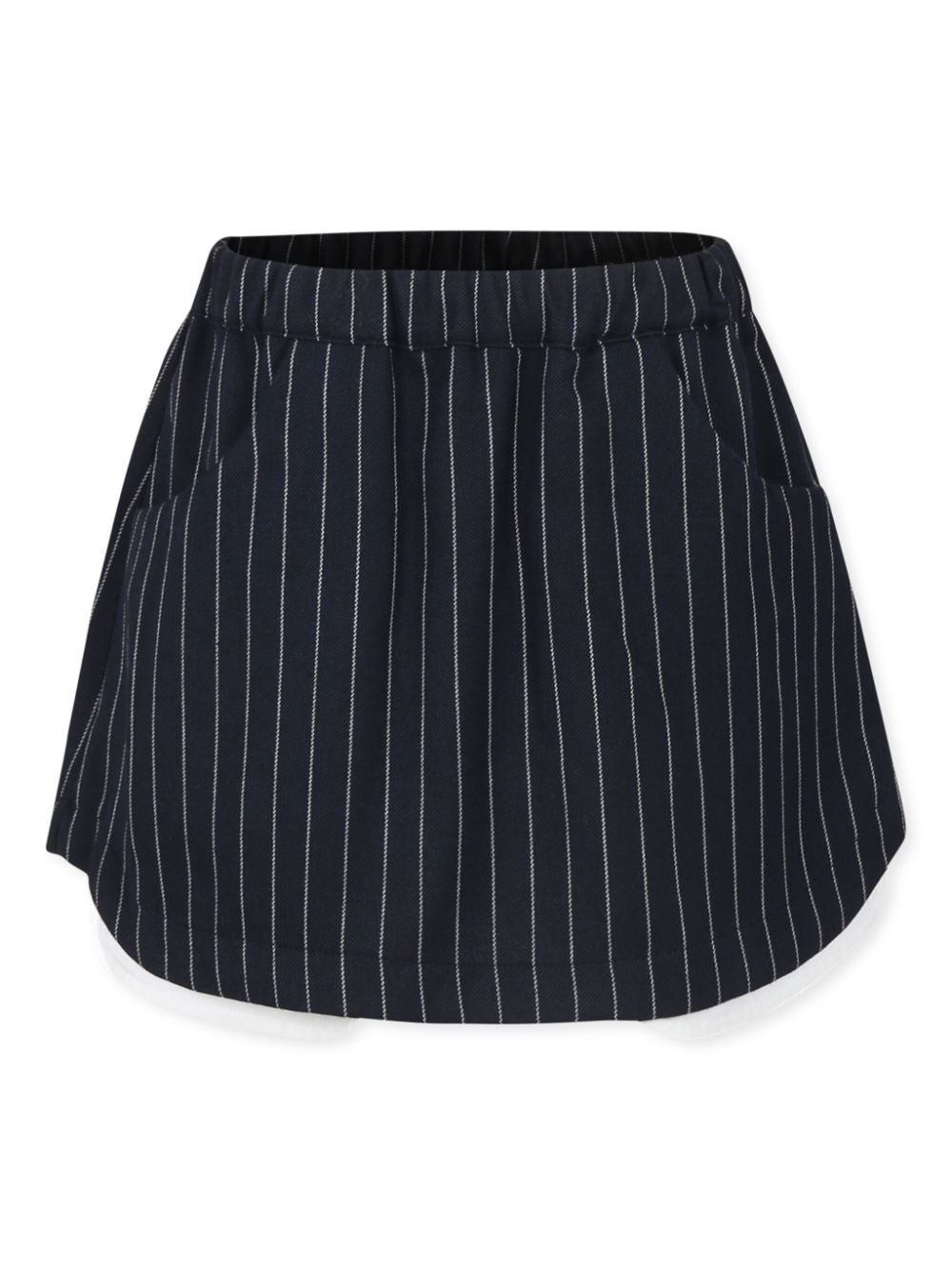 Striped pattern skirt - Blue