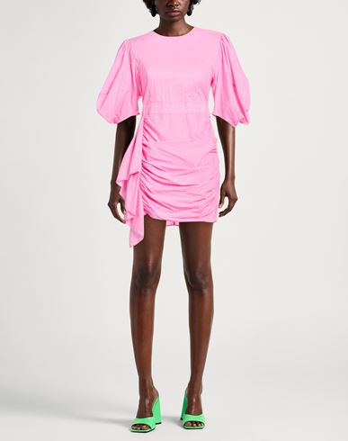 Woman Mini dress Pink Size 6 Cotton