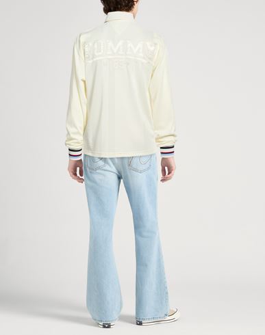 Man Polo shirt Cream Size XXS Polyester