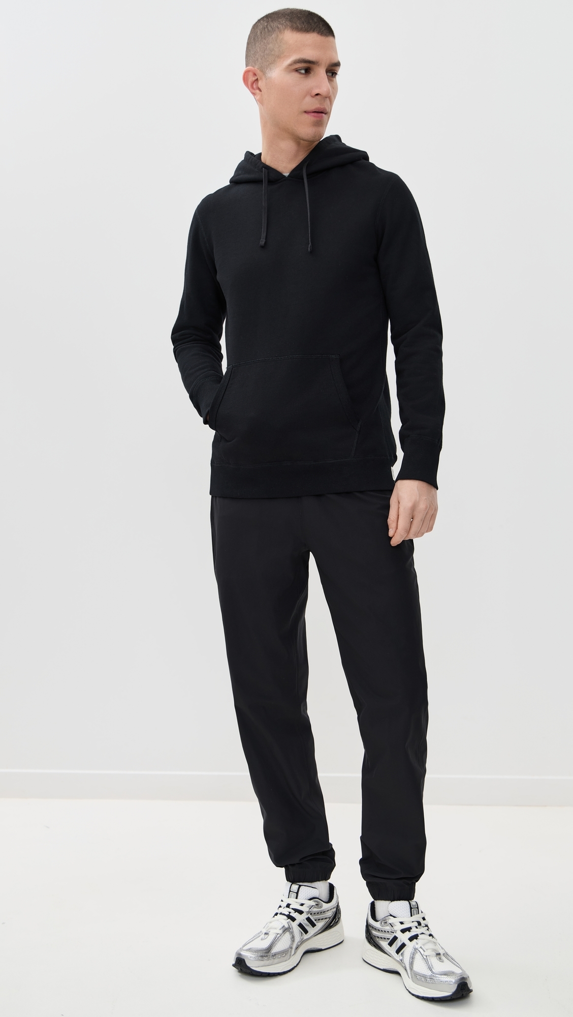 Reigning Champ Stretch Warp Knit Coach's Standard Joggers Black