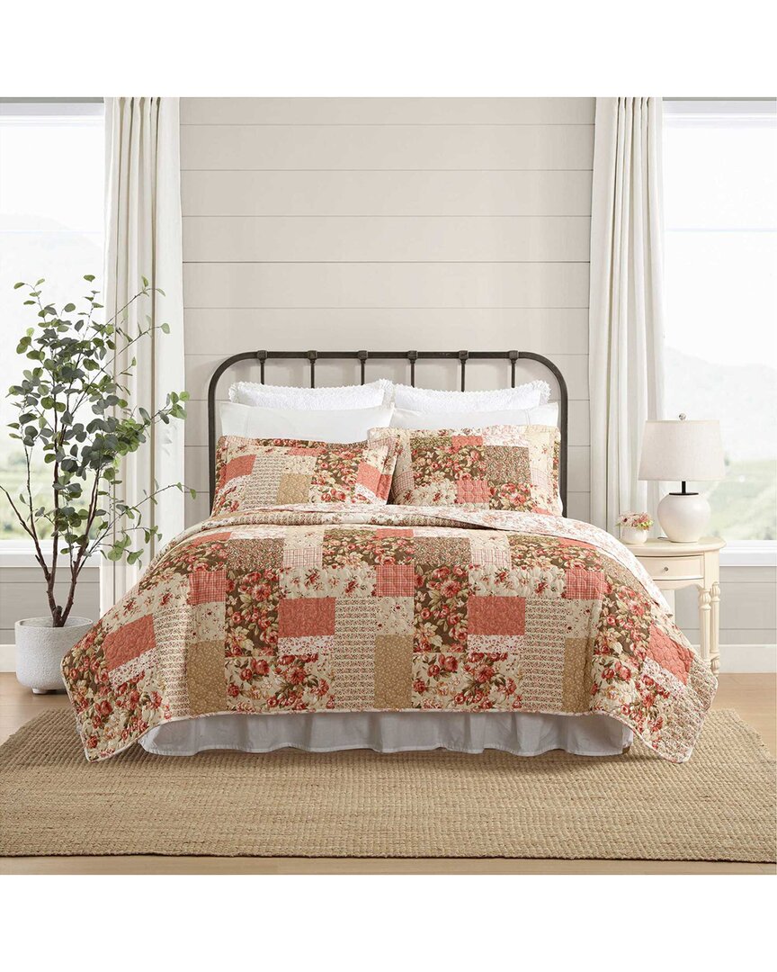 Harrietta Patchwork Reversible Cotton Quilt Set