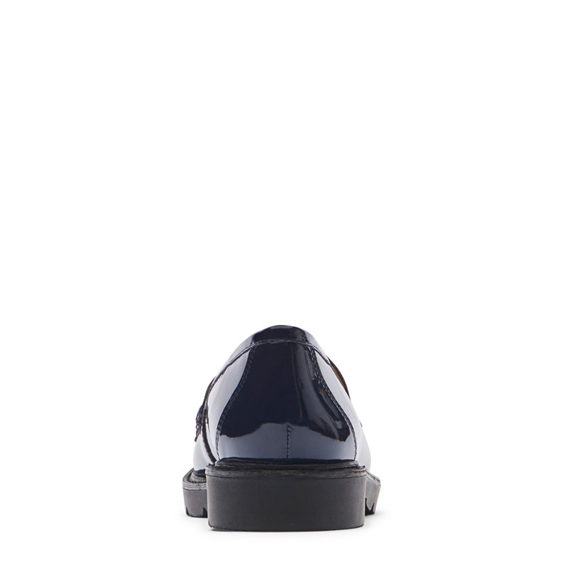 Women's Kacey Penny Loafers (Navy Patent)