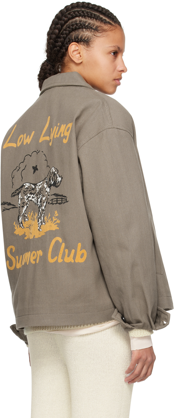 Bode Taupe 'Low Lying Summer Club' Jacket