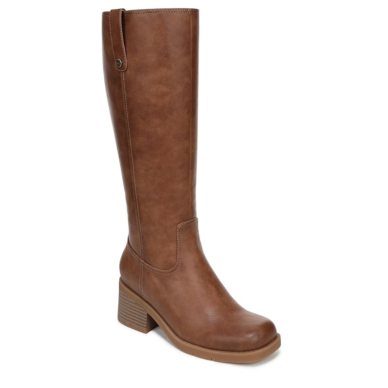 Women's Joplin Tall Wide Calf Boots (Brown Faux Leather)