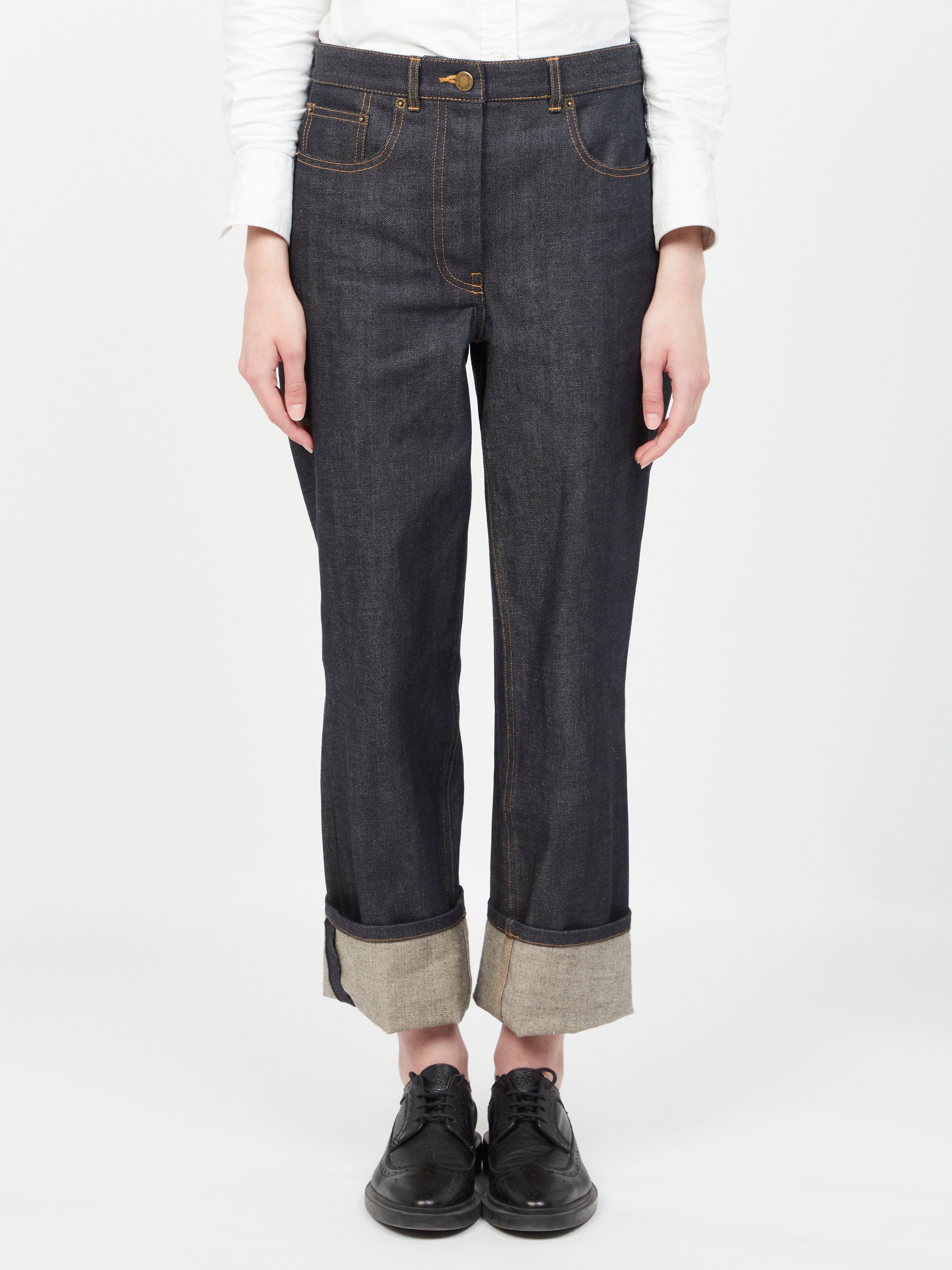Japanese Selvedge Denim Jeans — Navy