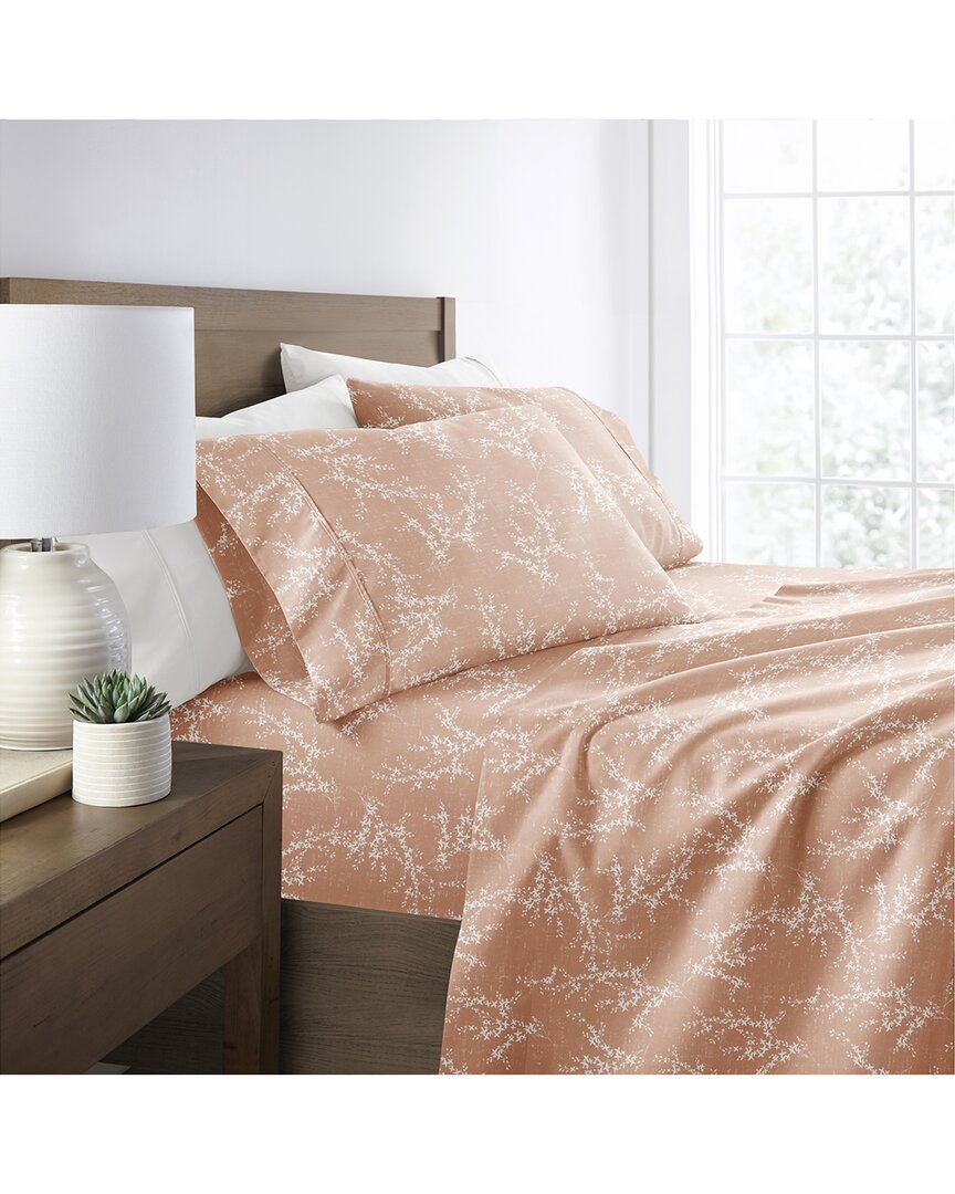 Delicate Details Patterned Ultra-Soft Bed Sheet Set