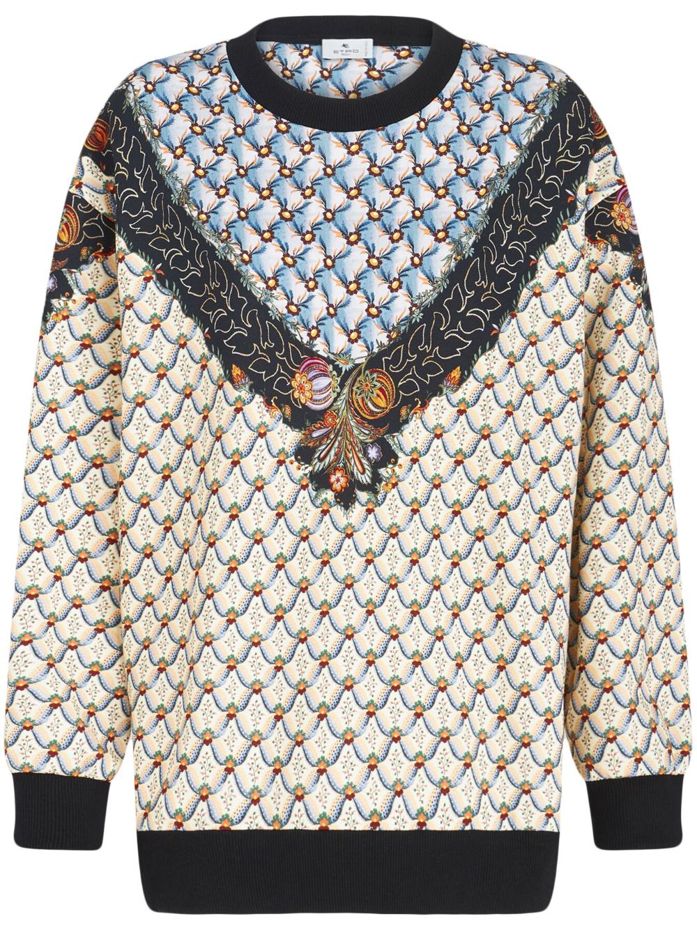 Floralia floral-print jumper - Yellow