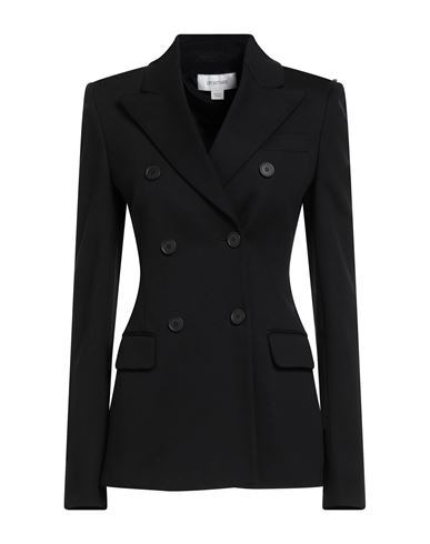 Woman Blazer Black Size M Cotton