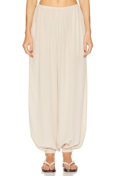 EAVES x Jasmine Tookes Kai Balloon Pant in Stone - Beige. L also in M, S, XL