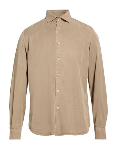 Man Shirt Military green Size 16 Lyocell