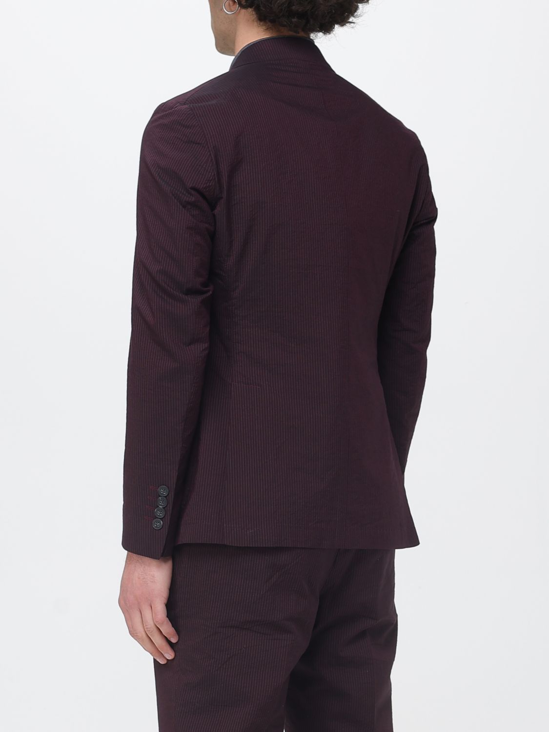 Jacket Men color Burgundy