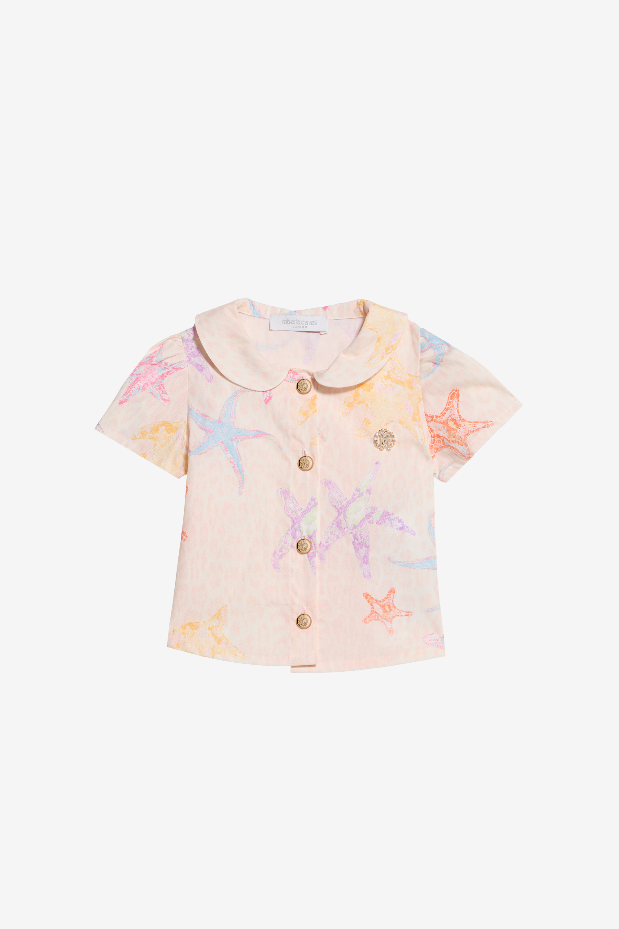 Strafish Print Cotton Shirt - Female T