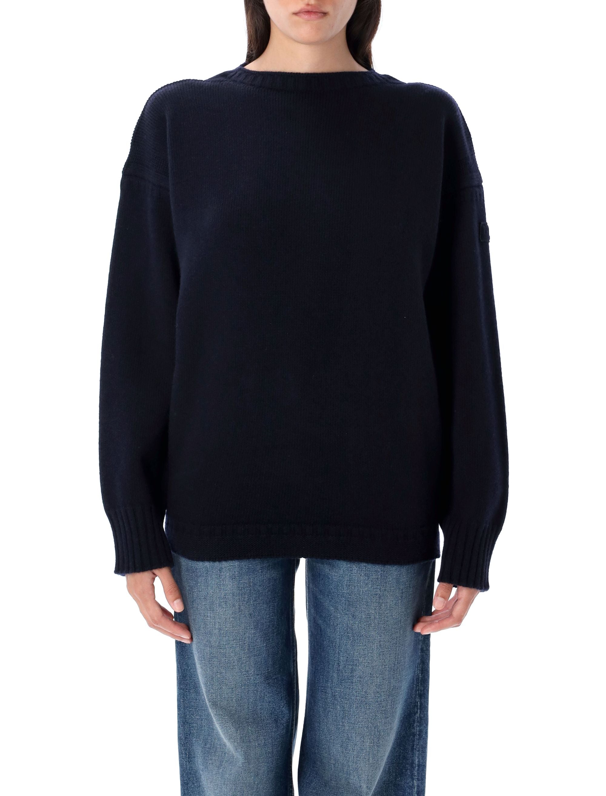 Chloé Chloè LOGO SWEATER in a WOOL & CASHMERE KNIT