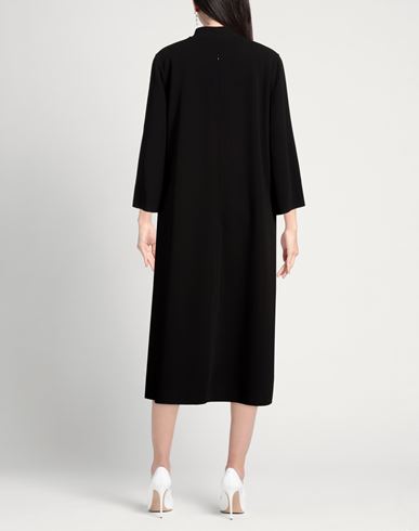 Woman Midi dress Black Size 8 Wool