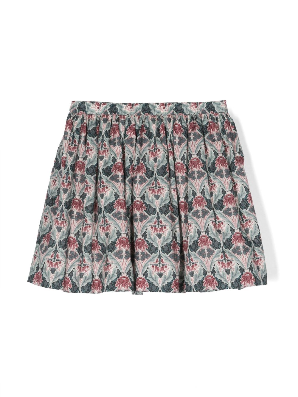 Calipso graphic-print skirt - Blue