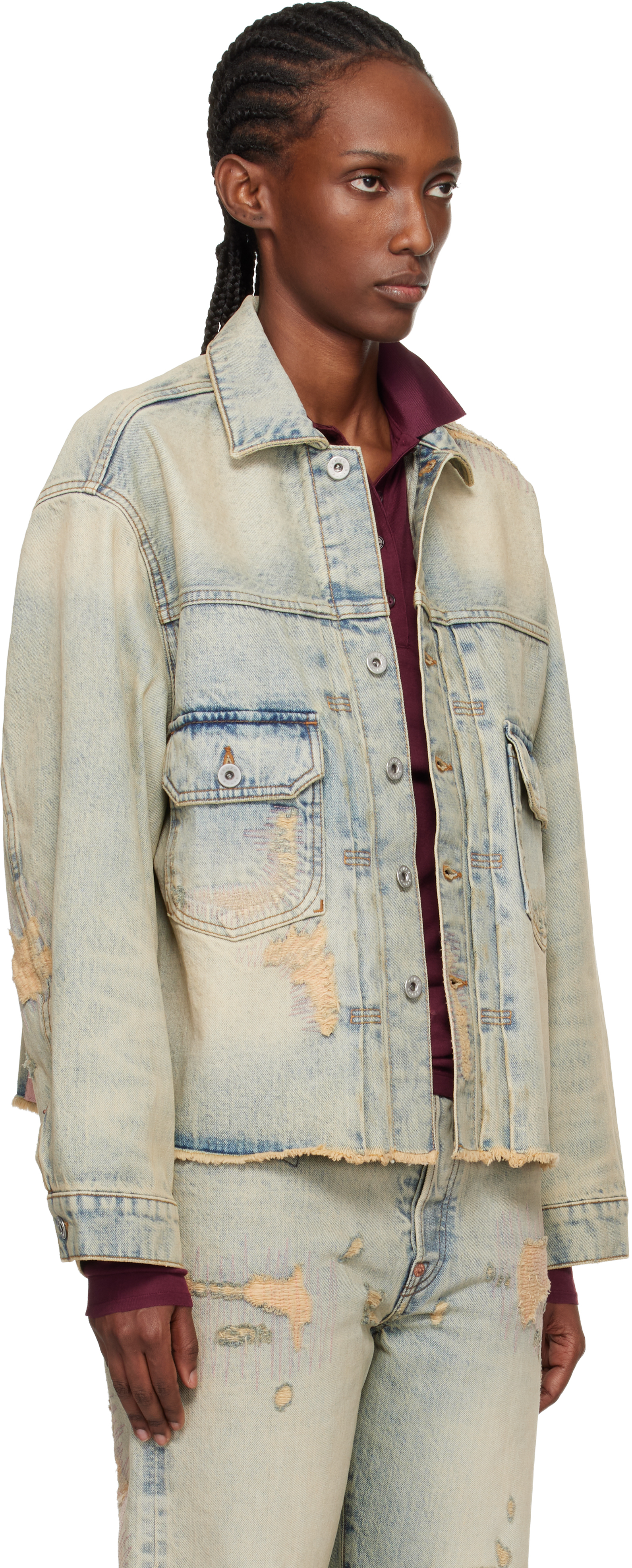 Blue Paris Denim Trucker Jacket
