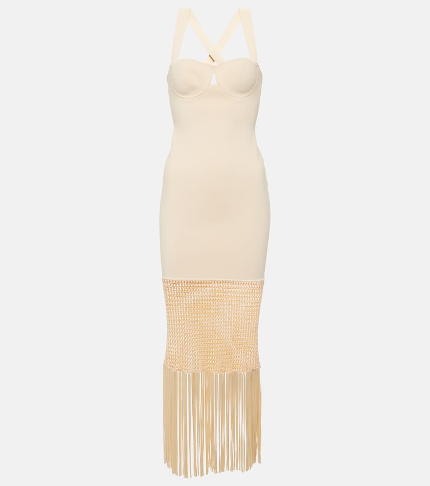 Diana fringed midi dress