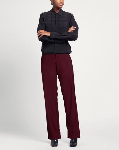Woman Pants Garnet Size 4 Wool, Nylon