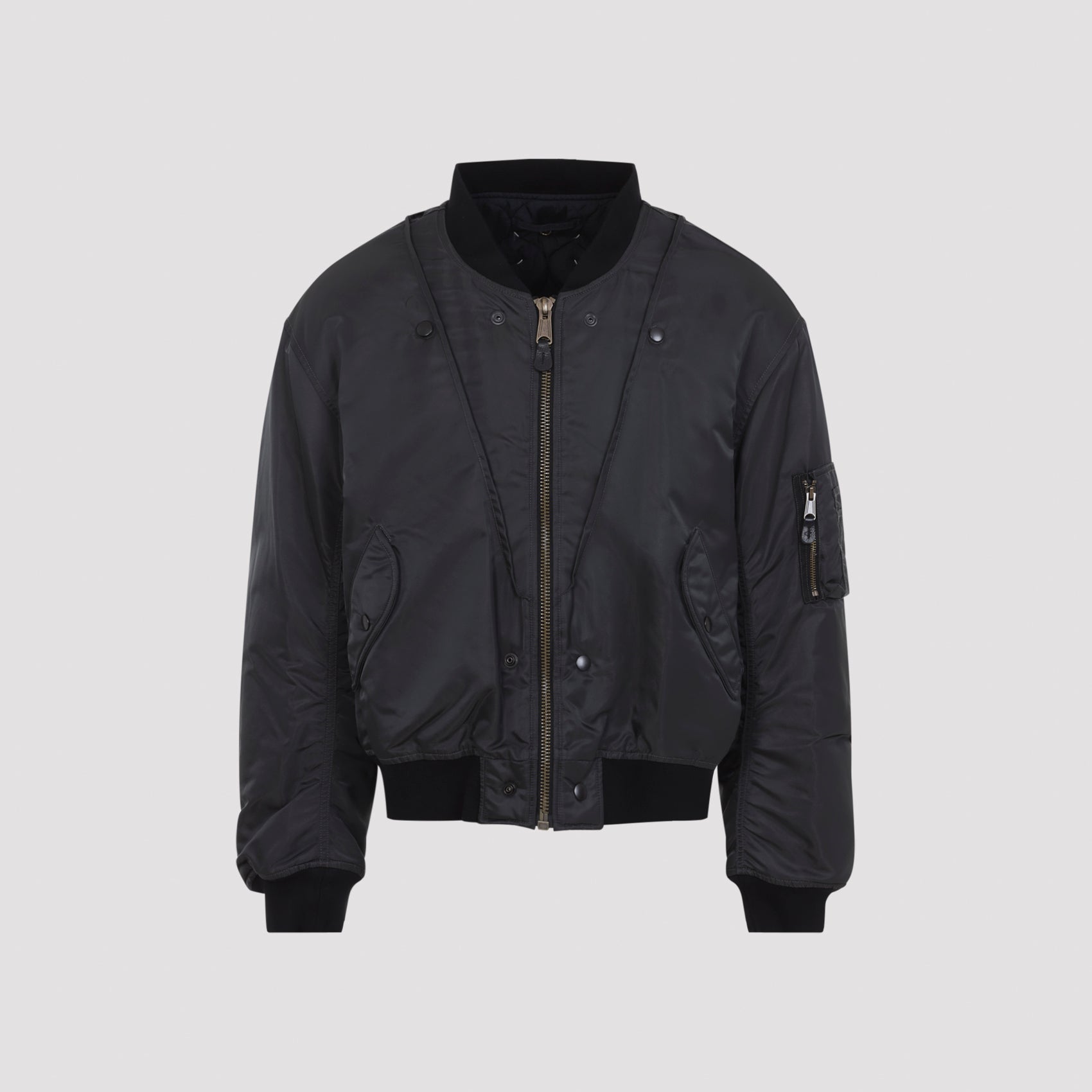 Men's Reversible Bomber Jacket in Polyamide
