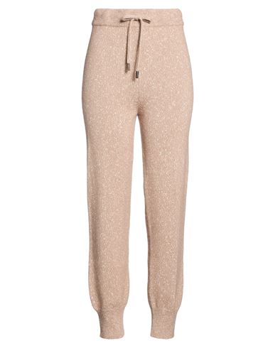 Easy Woman Pants Light brown Size 6 Merino Wool, Cashmere, Cotton, Alpaca wool, Polyamide
