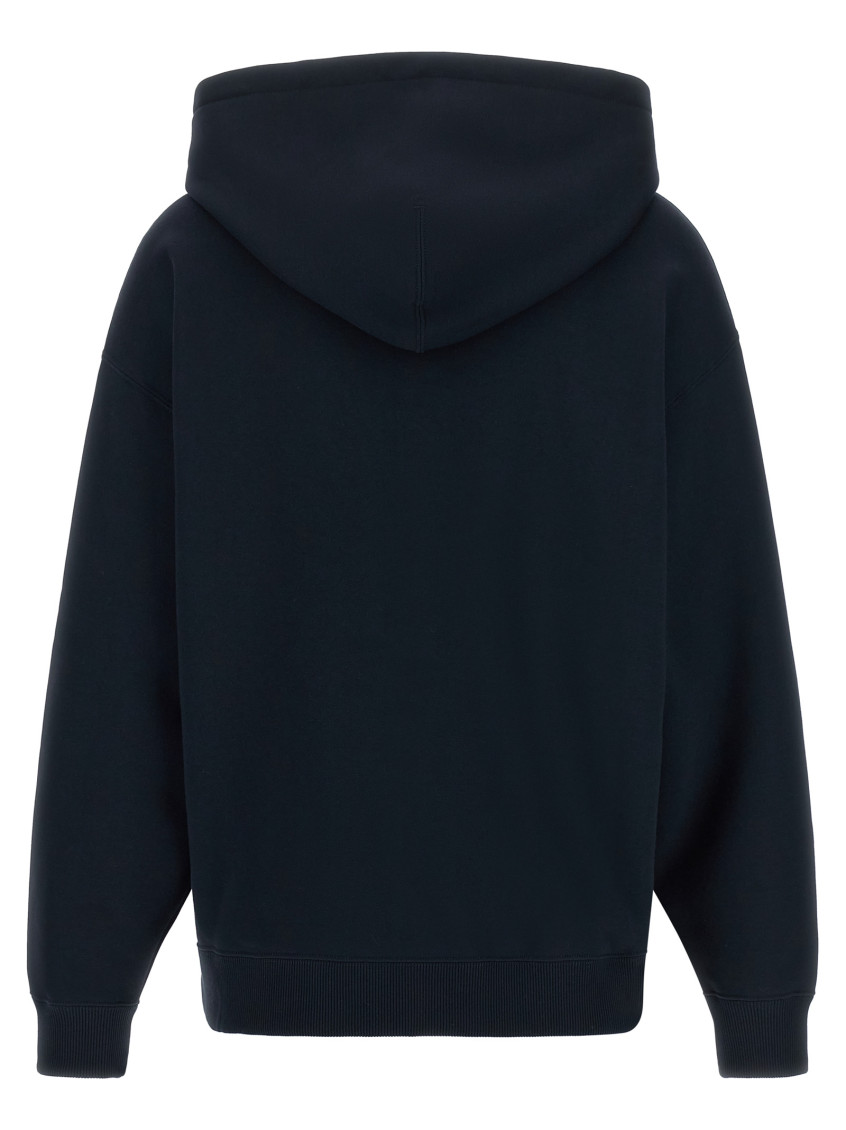 Jil Sander - logo hoodie long sleeves drawstring hood
