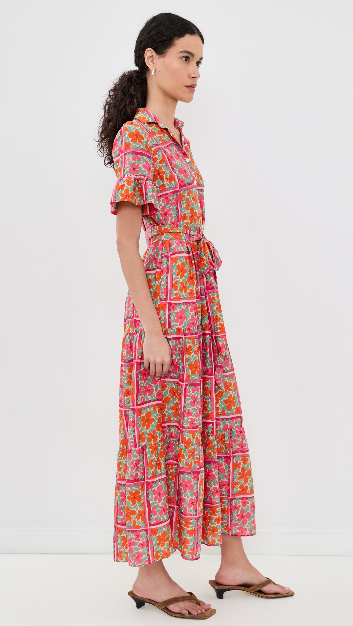 Martine Botanic Tile Dress Botanic Tile