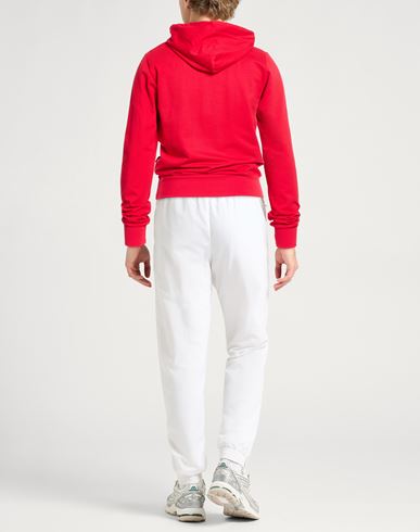 Man Sweatshirt Red Size L Cotton