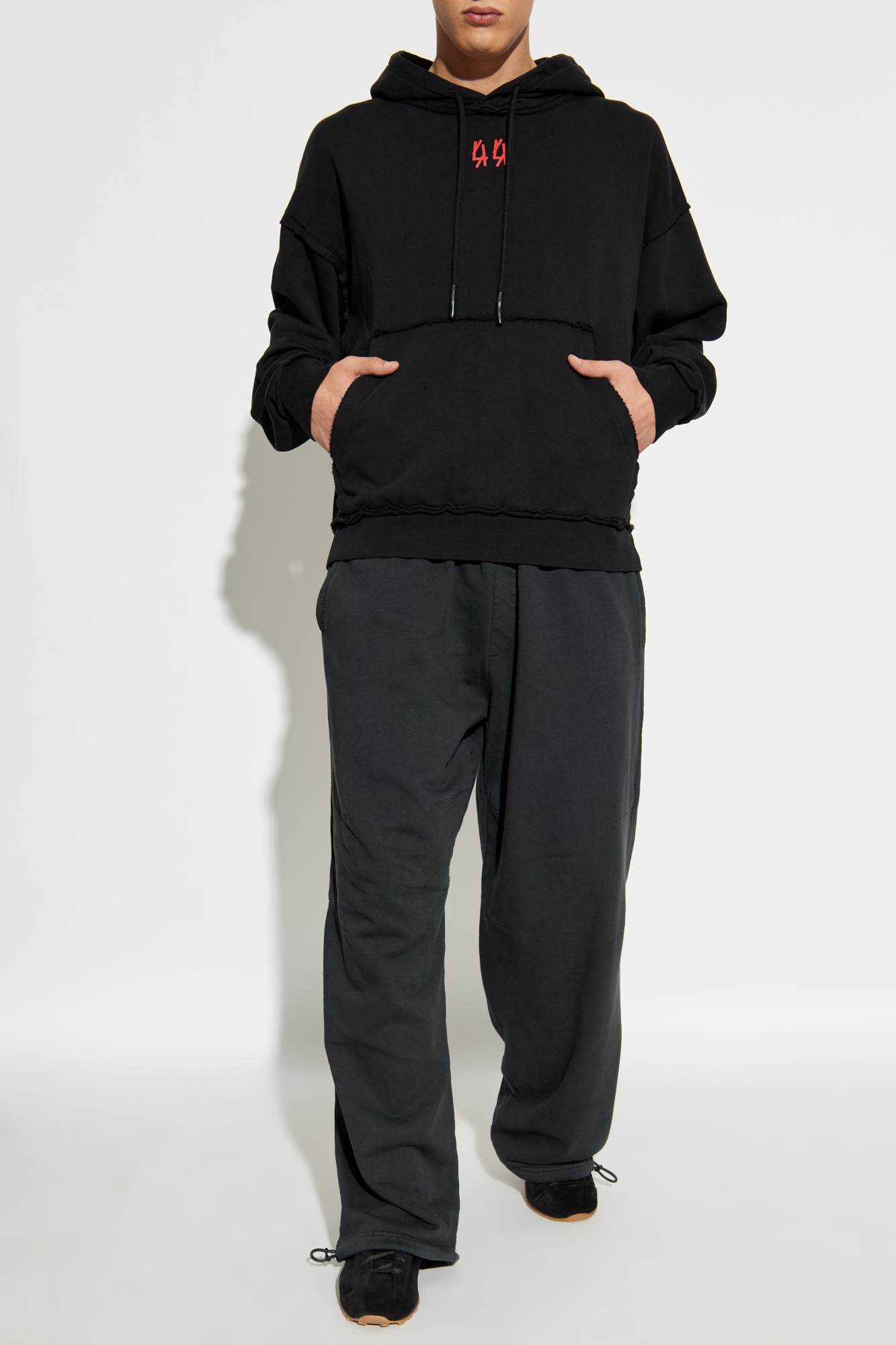 Sweatshirt With Logo, Men's, Black