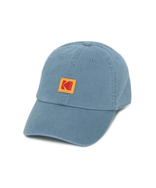 Relaxed Fit Square Logo Ball Cap BLUE