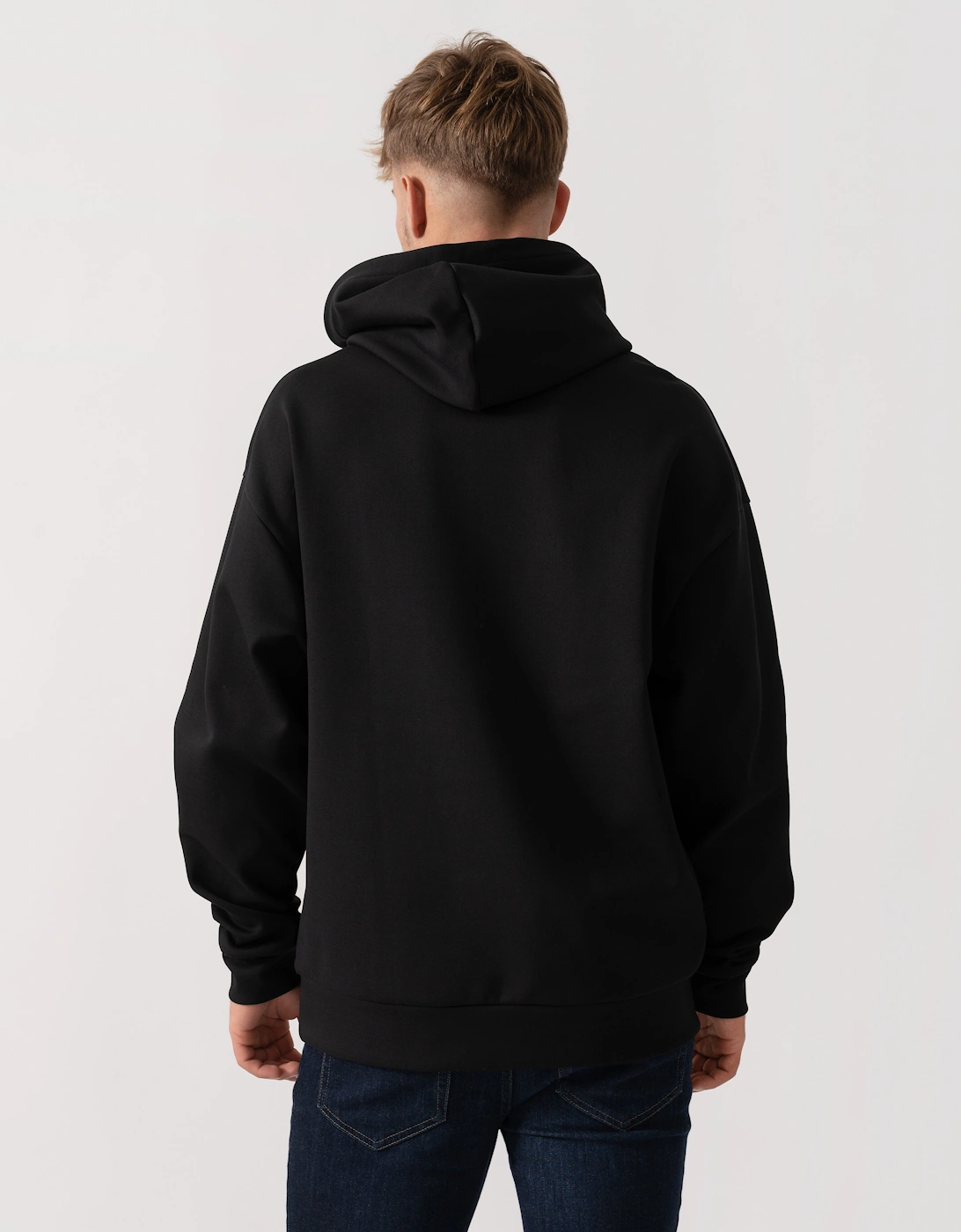 Men's BOSS Green Sly Zone Mens Pullover Hoodie - Black