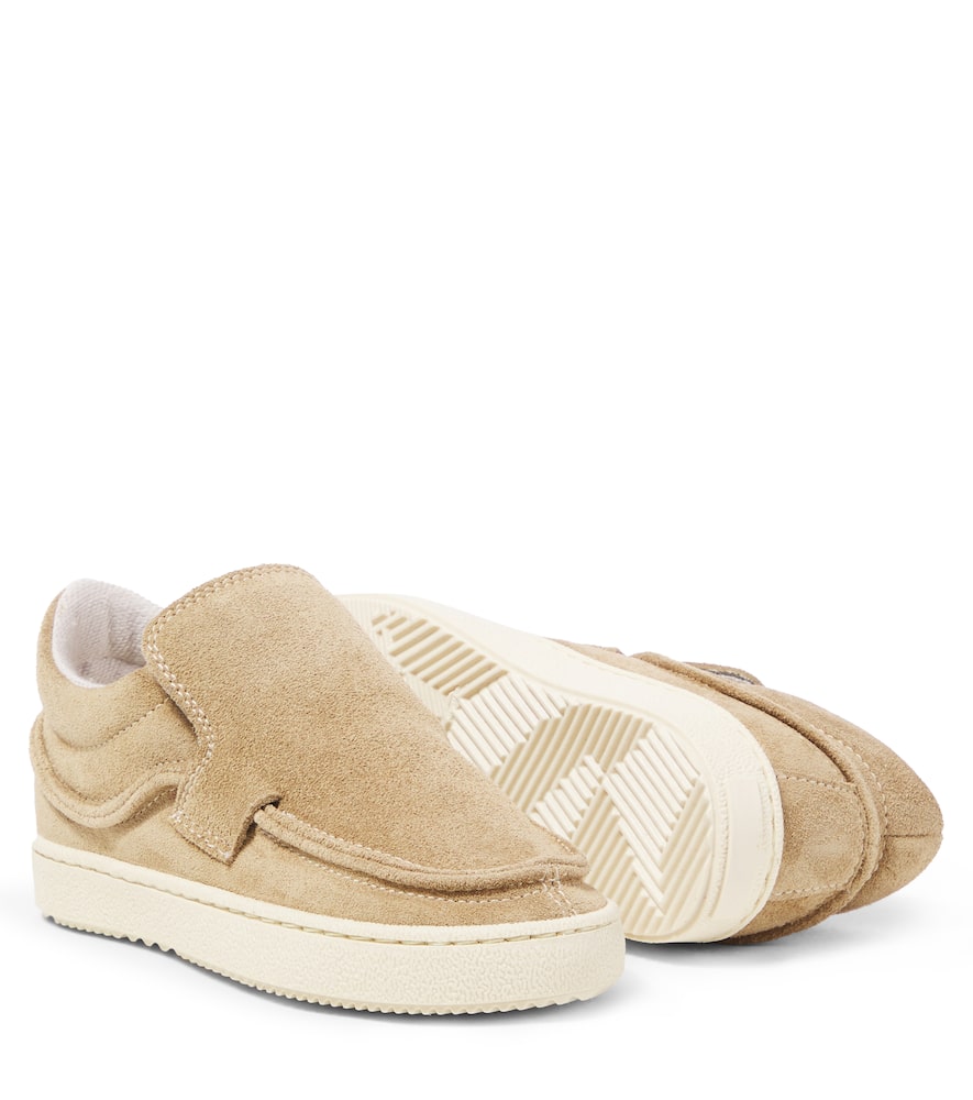 PèPè Scamosciato leather slip-on shoes