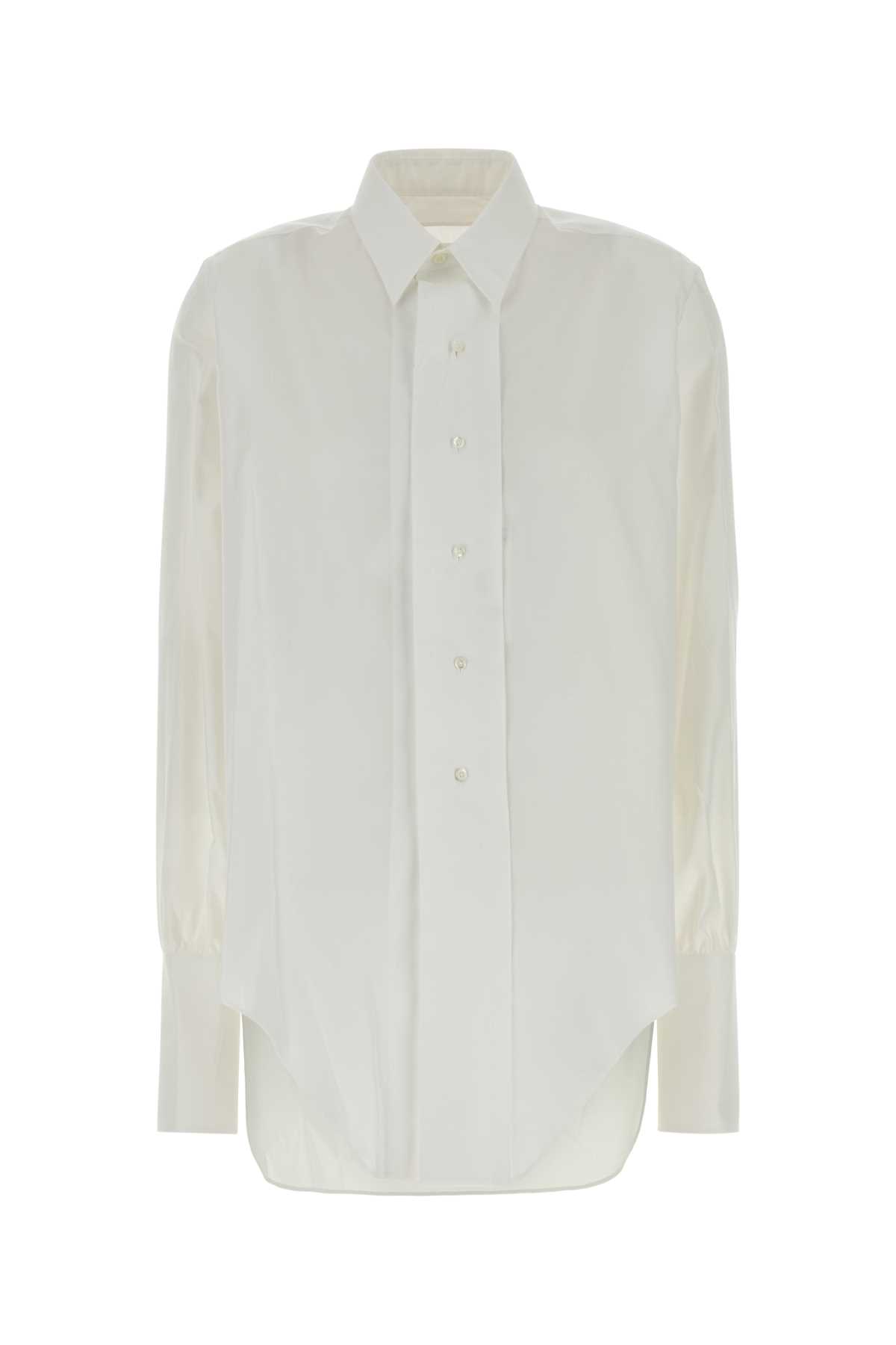Shirt In White Cotton