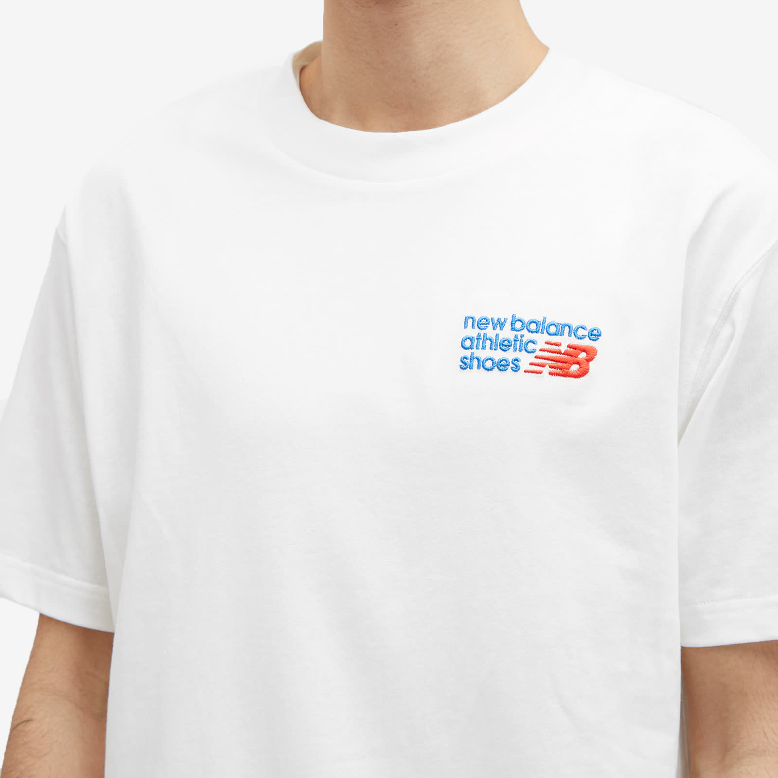 Men's NB Athletics Premium Logo Relaxed T-Shirt in Sea Salt