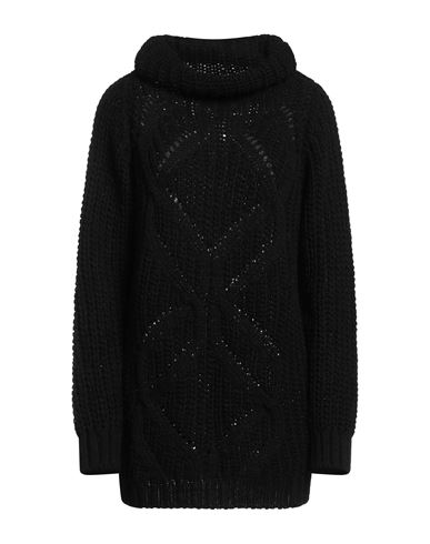 Woman Turtleneck Black Size M Acrylic, Viscose, Wool, Alpaca wool