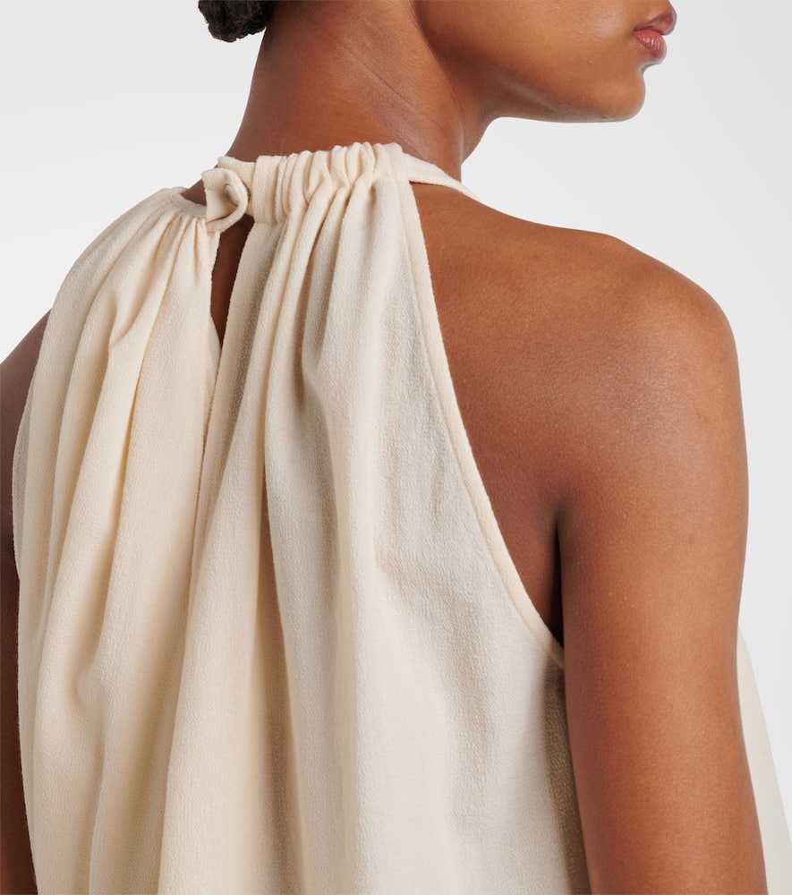 JW Anderson Draped wool-blend top