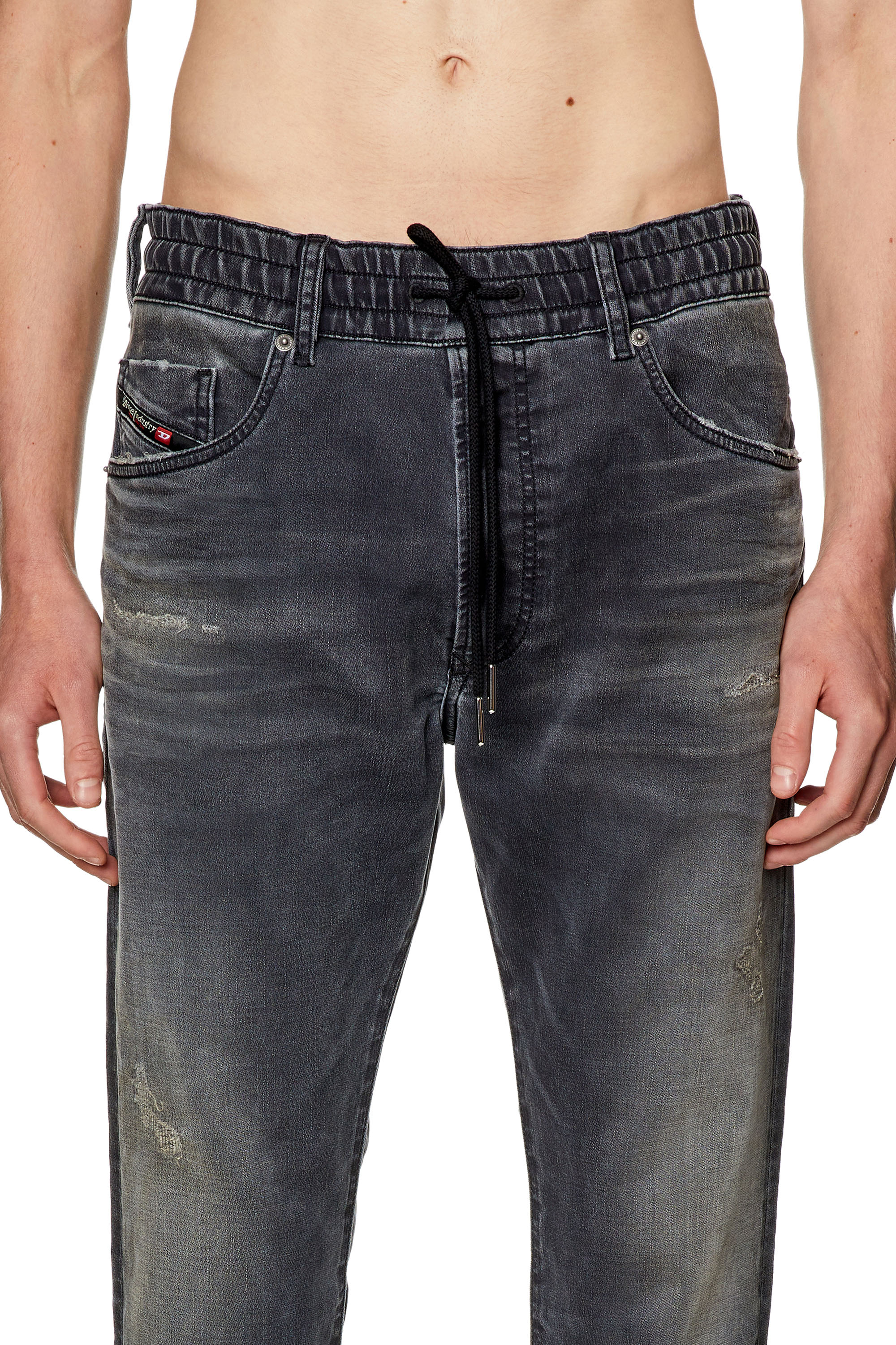 Krooley mid-rise tapered jeans - Black