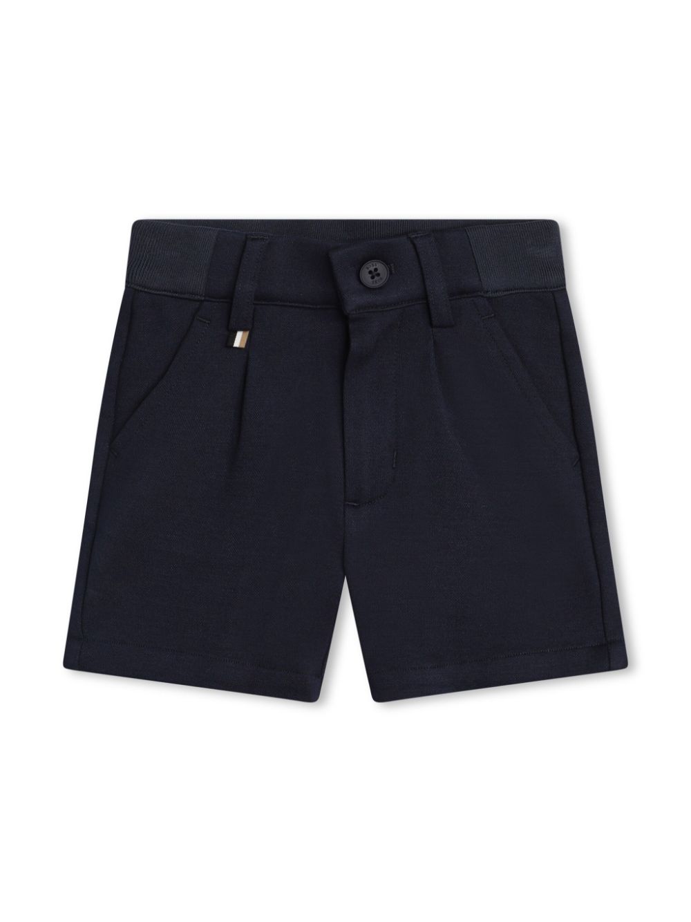 Pleated bermuda shorts - Blue