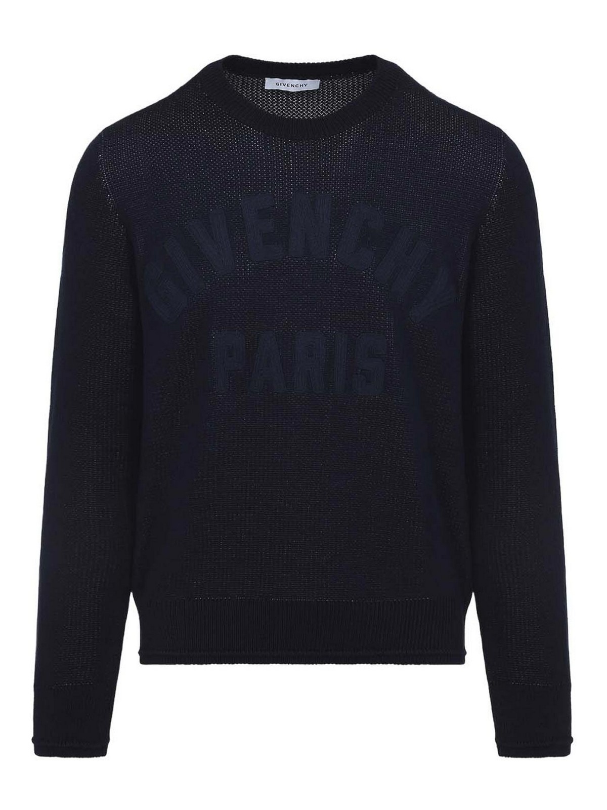 Givenchy - crew neck sweater ottoman knit detai