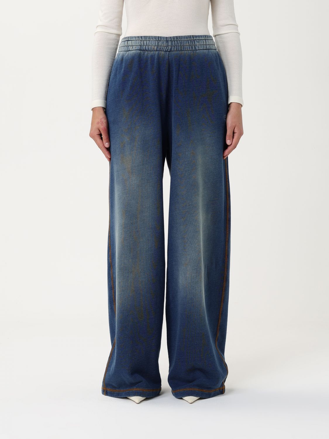 Wideleg sweatpants - Blue