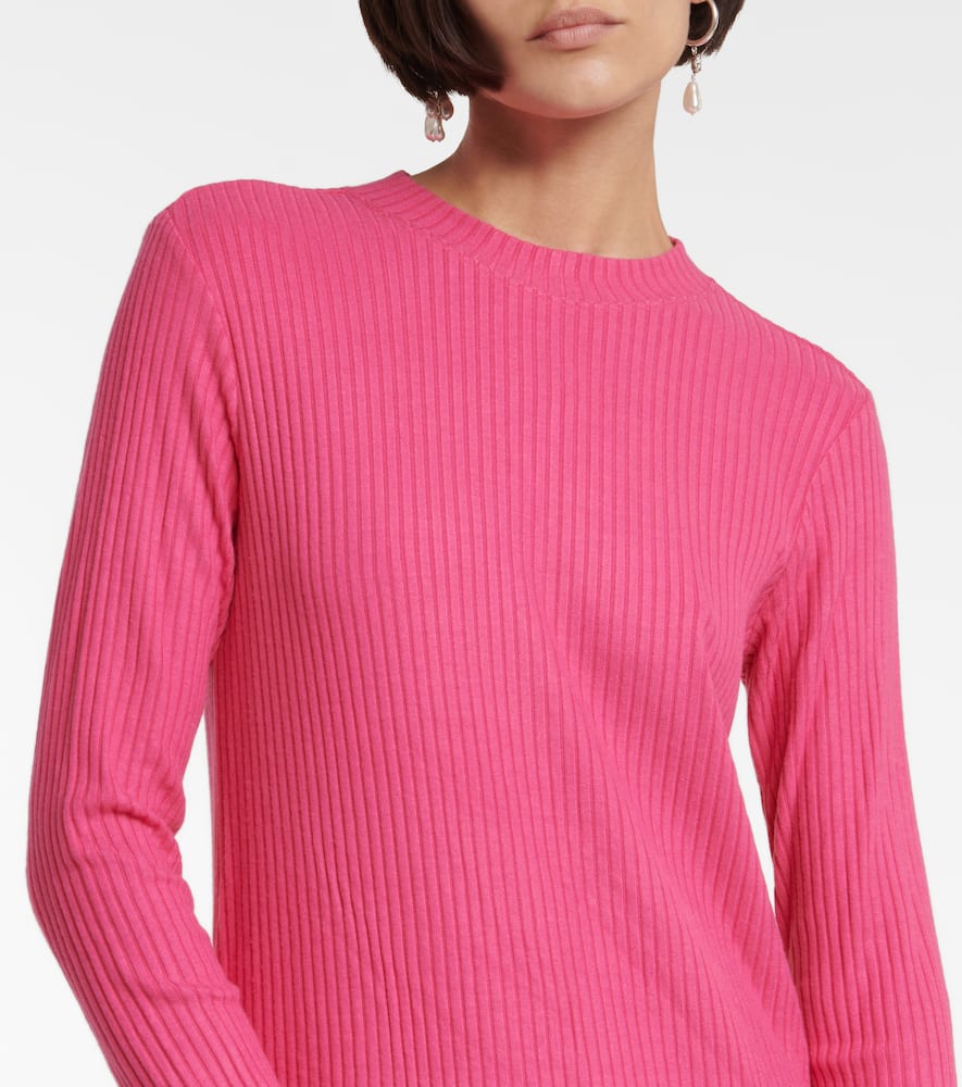 Ember ribbed-knit midi dress